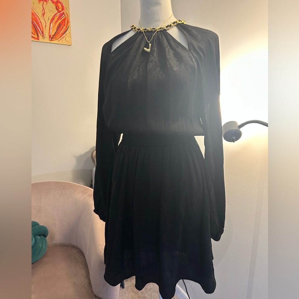 MICHAEL Michael Kors Black Long Sleeve Dress